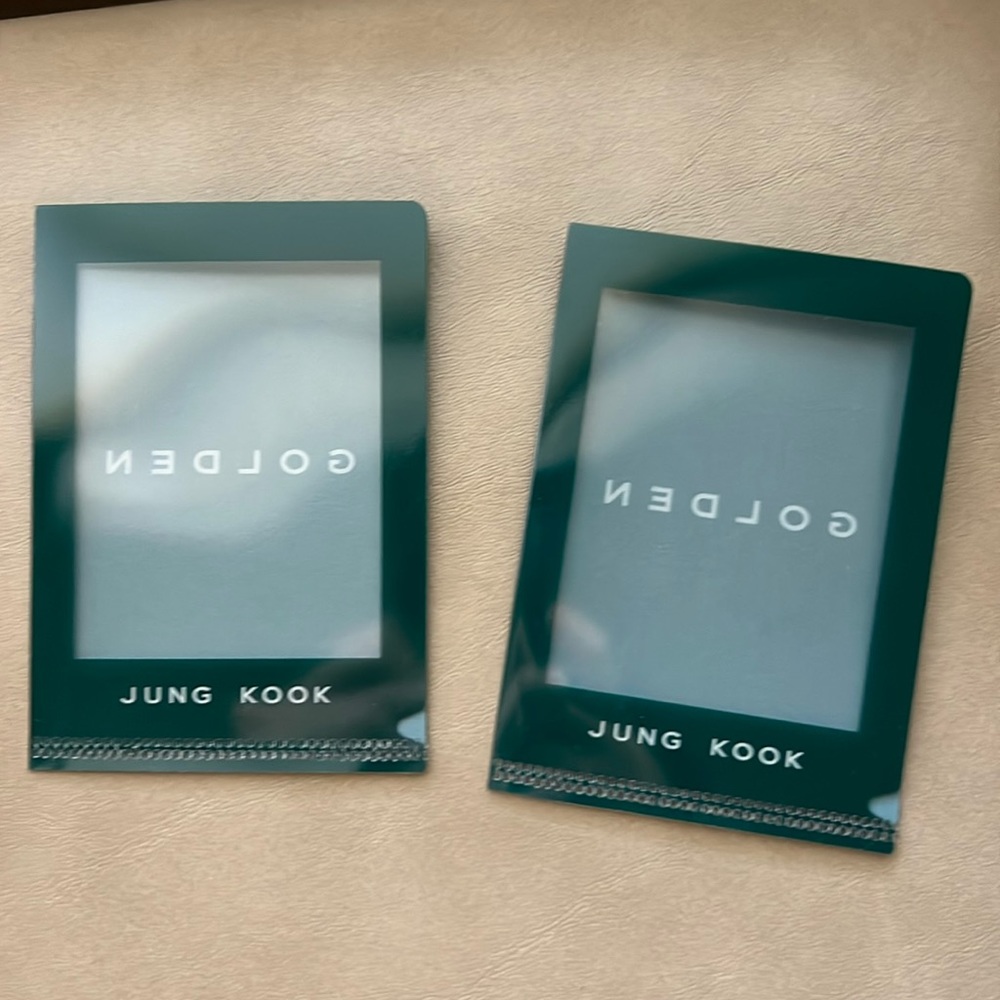 Brand New Jungkook Golden Photocard Holders